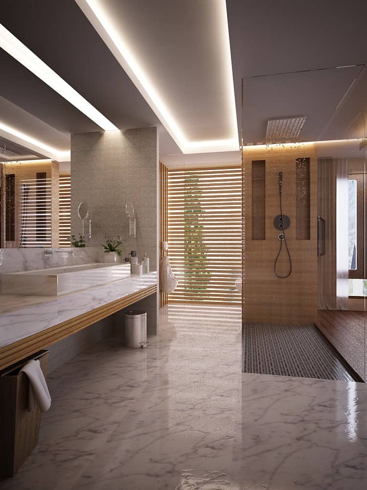 ห้องน้ำและห้องแต่งตัว