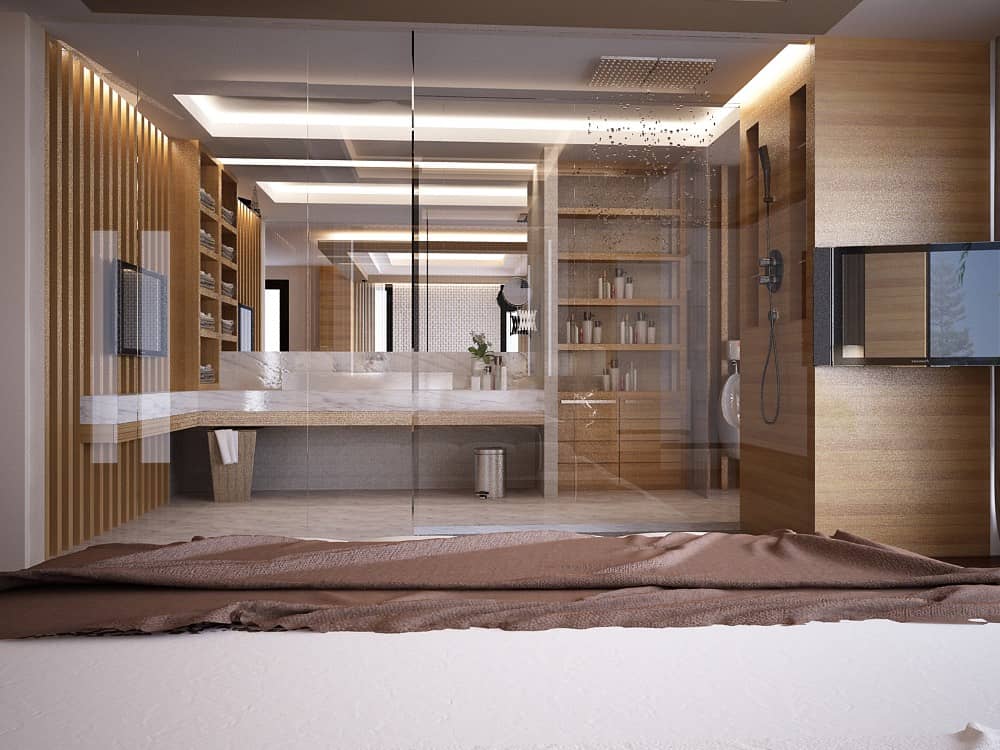 ห้องน้ำและห้องแต่งตัว